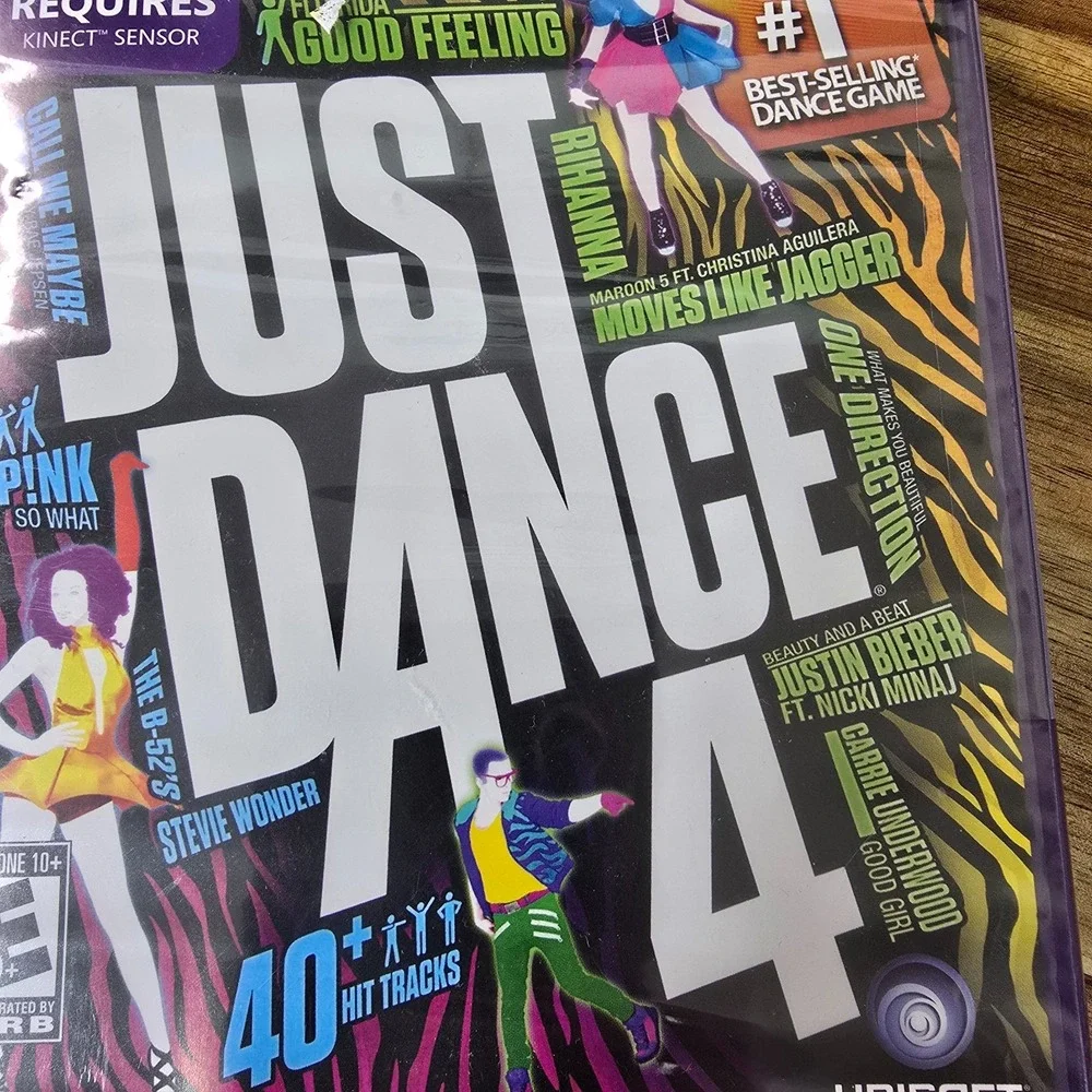 Just Dance 4 Microsoft Xbox 360 2012 Brand NEW Factory SEALED Kinect Compatible